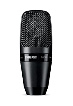 【中古】「ほぼ新品」SHURE コンデンサーマイク スタジオ ボーカル用 付属ケーブルなし PGA27-LC （国内正規品）