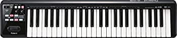 【中古】「ほぼ新品」Roland ローランド MIDIキーボードコントローラー A-49-BK ブラック 49鍵