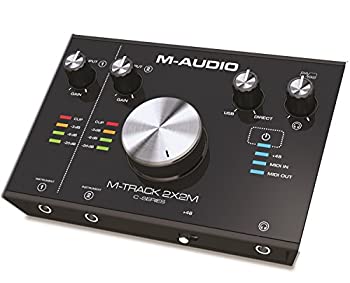 【中古】（非常に良い）M-Audio 24bit/192kHz USB オーディオMIDIインターフェイス M-Track 2X2M