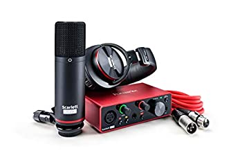 【中古】「ほぼ新品」Focusrite Scarlett Solo 3rd Gen Studio Pack オーディオインターフェイスセット