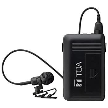 【中古】「ほぼ新品」TOA ワイヤレスマイクロホン タイピン型 800MHz WM-1320