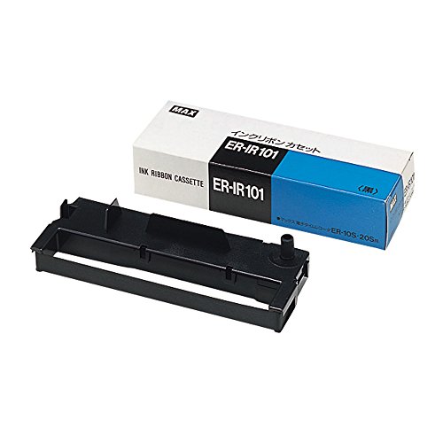 【中古】「ほぼ新品」マックス インクリボン タイムレコーダー用 黒 ER-IR101