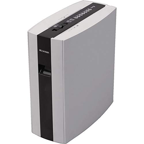 【中古】「ほぼ新品」アイリスオーヤマ こと細かシュレッダー 身寄り用 マイクロクロスカット 細断枚数5枚 年代順の継続当て嵌める5分 静音 CD/ヴィデオディスク/歌留多相応う 砂ぼこりボックス席10L なおなお書き5HMSD 白いこと