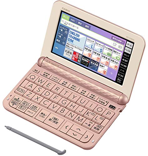 【中古】「人並み外れたに好いたらしい」カシオ 陰電子字引き エクスワード 高校生青写真 XD-Z4800PK サクラ色 209コンテンツ