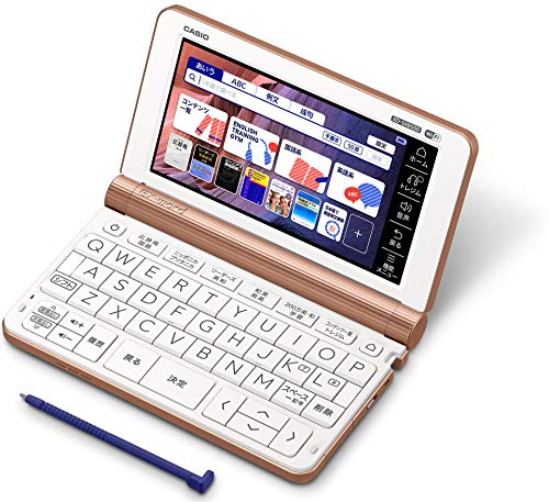 【中古】「人並み外れたに好いたらしい」カシオ 陰電子字引き ビジネスエクスワード XD-SX8500PG 200コンテンツ サクラ色ゴールド