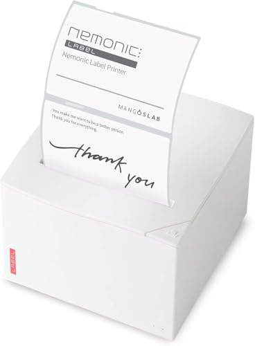 【中古】Nemonic Label ネモニクラベル - 付け札印刷機\u0026付け札印刷機 感熱式付け札印刷機 付け札製造業者 ステッカー印刷機 Bluetooth相応う付け札印刷機 iOS \u0026 Android