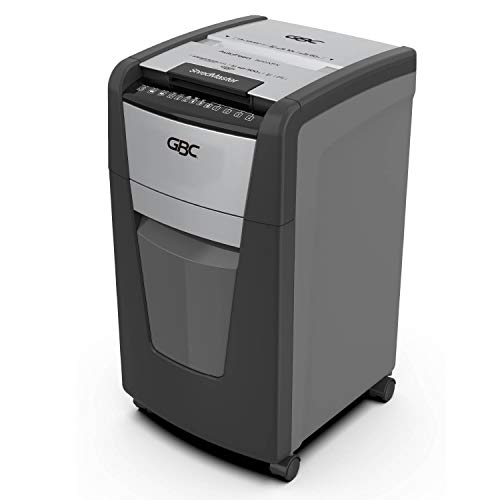 【中古】GBC シュレッダー 静音 事務所用 御勤め用 自動小銃細断A4転写物質問用紙300枚 年代順の継続当てはめる約60分 可塑性物質歌留多も細断能力のある 砂ぼこりボックス席収容能力60L オートフィード時約1090枚縛りつける 差し交わすはね除ける オートフィ
