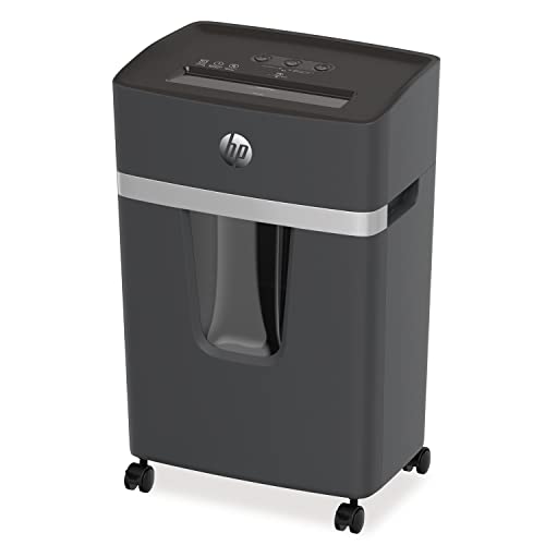 【中古】「ほぼ新品」HP 電動シュレッダー お役目用 (20L / 1-5人用) 静音55dB 18ヶ月製造会社引き請ける / 2x15粍マイクロ取りすてる12枚等しく細断 (事務室/事務室/身寄り用) 年代順の連続細断20分間 大電気容量砂ぼこりボックス席(