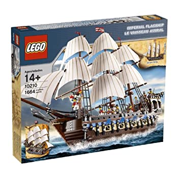 【中古】「ほぼ新品」LEGO レゴ/ 晴れ晴れしい帆船！全長75ｃｍ馬鹿でかい！ インペリアル フラッグシップ 10210 [並行輸入品]