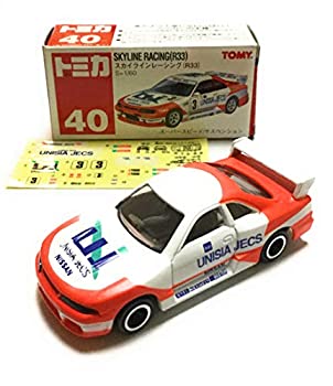 【中古】「非常に良い」トミカ　スカイラインレーシング（R33）　40（サック箱）