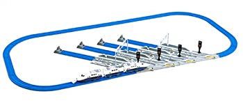 【中古】「ほぼ新品」プラレール E4Max鉄道車両軍事基地線路仕掛ける