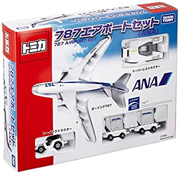 【中古】「非常に良い」トミカ 787エアポートセット ANA