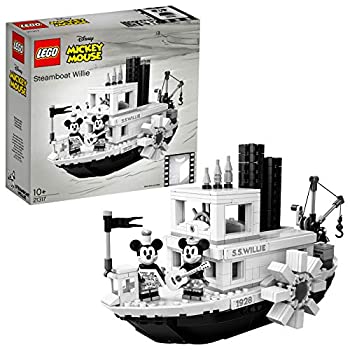 【中古】「ほぼ新品」レゴ(LEGO) アイデア 蒸汽船船ウィリー ウォルトディズニー 21317 立ちはだかる 手あそび