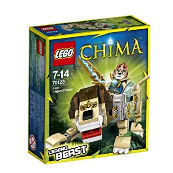 【中古】「ほぼ新品」レゴ (LEGO) チーマ 謂われ因縁のビースト「百獣の王」 70123