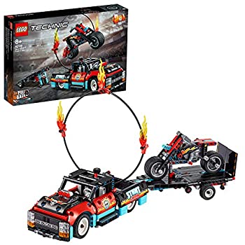 【中古】レゴ(LEGO) 方法 貨物自動車と自動自転車のスタントショー 42106