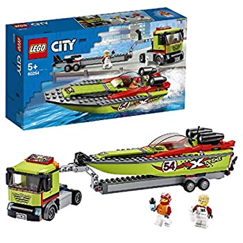【中古】「ほぼ新品」レゴ(LEGO) シティ スピード競技小船持ちはこび車 60254