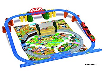 【中古】「ほぼ新品」プラレール きかんしゃ トーマス トーマスとなかまたち! 世界まるごと大乗り出す仕掛ける