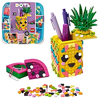【中古】「ほぼ新品」レゴ(LEGO) ドッツ DOTS パイナップルペンスタンド 41906 おもちゃ-ブロック
