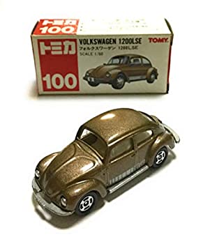 【中古】「ほぼ新品」トミカ 100-2 フォルクスワーゲン 1200LSE 薄金茶メタリック