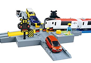 【中古】「ほぼ新品」プラレール J-20 オート踏切 (トミカ対応)