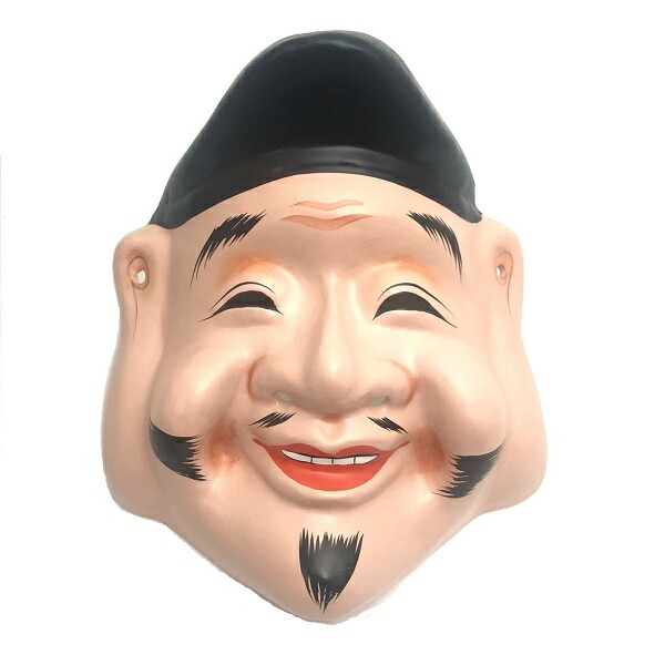 楽天市場 正月 節分 お面 福の神 2枚セット 大黒 恵比寿 色アソート 縁日 景品 あす楽対応 雑貨問屋 いち屋