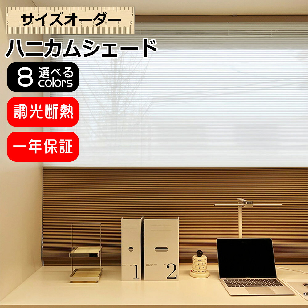 ハニカムシェード ツイン ハニカムスクリーン 半遮光出どころ 断熱 採光 UVとり捨てる 覆い布 省エネ 保温 飾り気の無い築き上げる 大きさ購入注文 2層 無地 寒さ打つ手