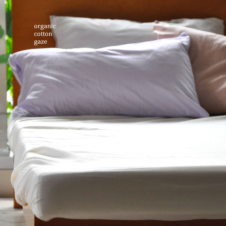 楽天市場】オーガニックコットン ガーゼ ボックスシーツ ダブル 140