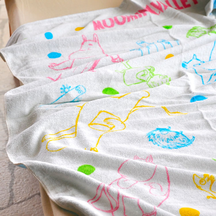 楽天市場】お昼寝ケット タオルケット ムーミン ミイ 70×115cm 綿100