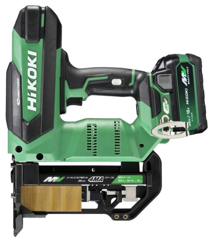 HiKOKI(ハイコーキ) 36V 充電式 フロア用タッカ ステープル幅4mm 蓄電池1個・充電器・ケース付 N3604DM(XPZ)|シオカゼ商店