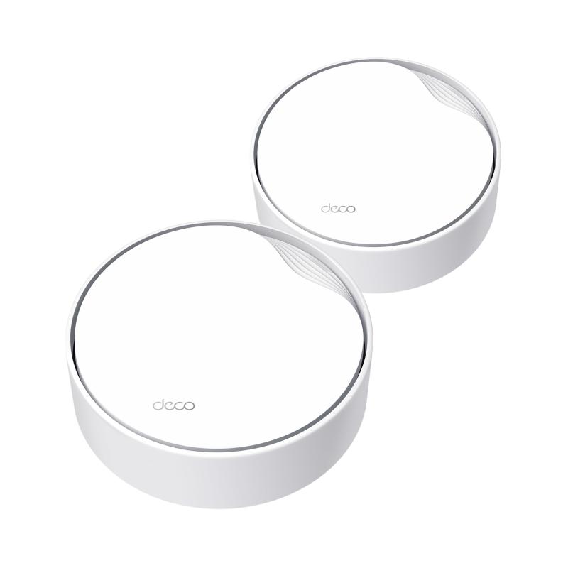 TP-Link Wi-Fi 6 ルーター wifi中継 ビジネス 無線LANルーター 商用アクセスポイント スマートホーム 【2.5Gbps WAN/LAN PoEポート搭載】 AX3000 Deco X50-PoE 2ユニット|シオカゼ商店