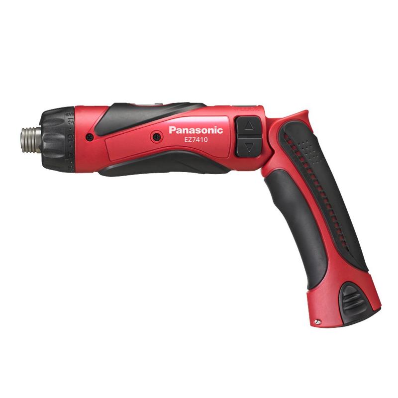 パナソニック(Panasonic) 充電スティックドリルドライバー 3.6V 1.5Ah 電池パック×2個/充電器/ケース付 高精度小型ドライバーM2.5~5 1.5Ah EZ7410LA2SR1 レッド