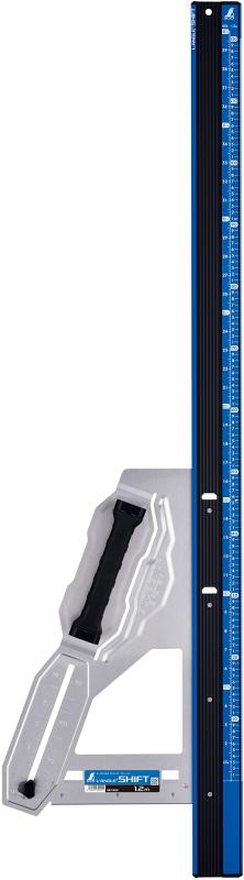 シンワ測定(Shinwa Sokutei) 丸ノコガイド定規 エルアングルPlus シフト 1.2m 寸勾配切断機能付 79055｜シオカゼ商店