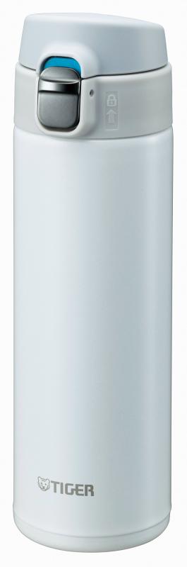 【WEB】 タイガー魔法瓶(TIGER) 水筒 480ml ワンプッシュ ステンレスボトル 保冷 保温 軽量 お手入れ簡単 スノーホワイト MMJ-A048WW
