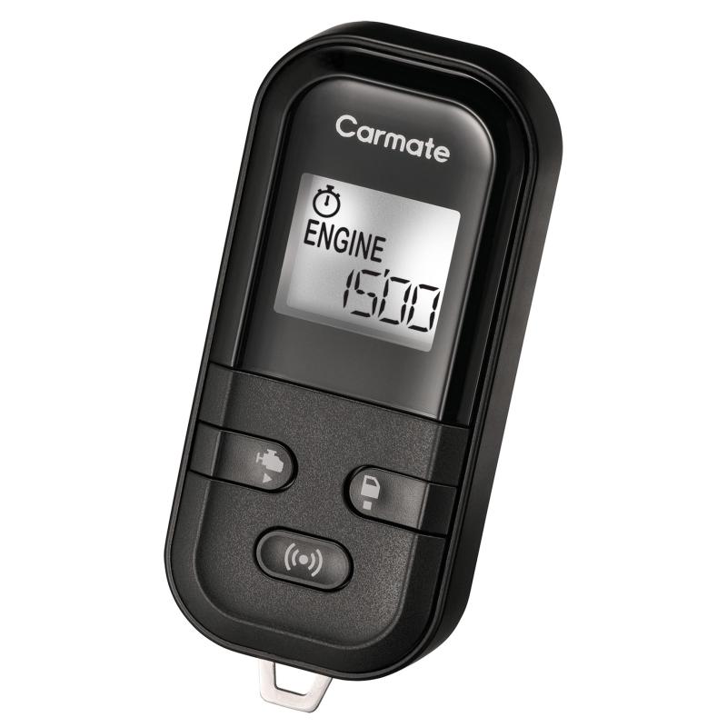 カーメイト(Carmate) エアコンスターター エンジンスターター キーシリンダー・スタートノブ車用 低消費電流仕様 最大電波到達見通し距離10,000m アンテナ内蔵液晶リモコン アンサーバック 日