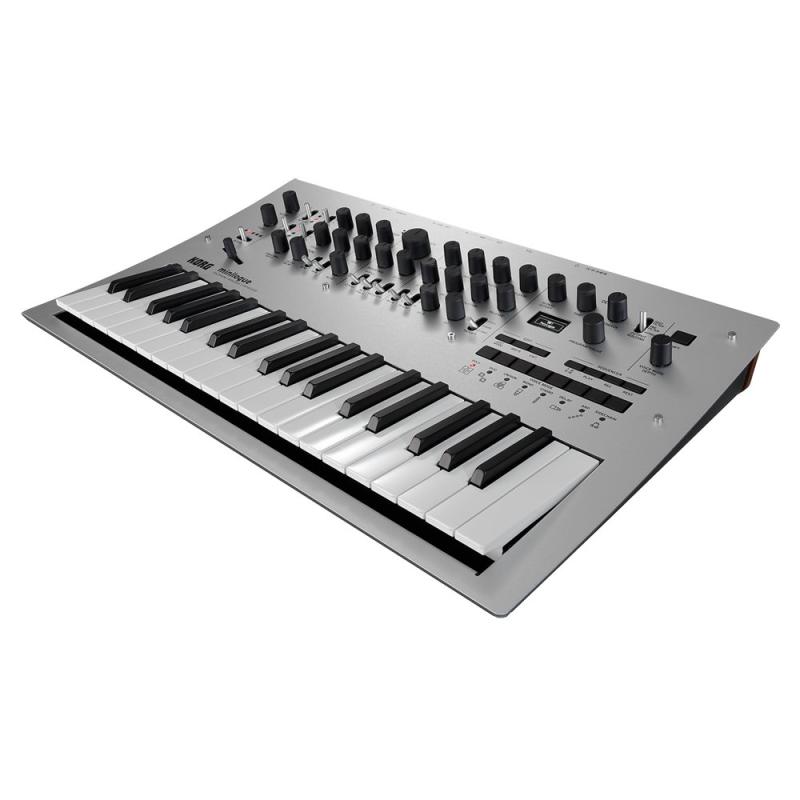 KORG 4ボイス ポリフォニック アナログ シンセサイザー minilogue ミニローグ 37鍵 16ステップシーケンサー オシロスコープ搭載 アダプター付属｜シオカゼ商店