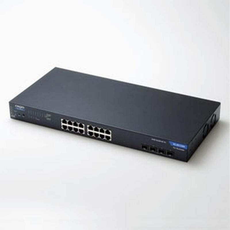 エレコム スイッチングこしき 16界面 ギガビット PoE役立つこと積み上げる 度合い2 耐熱50度 繰り返し押しとどめる役立つこと  EHB-SG2B16F-PL