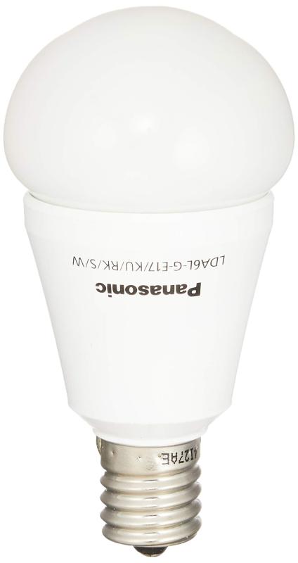 パナソニック LED電球 口金直径17mm 電球50W形相当 電球色相当(6.4W) 小型電球・明るさ切替えタイプ 廊下向け 密閉形器具対応 LDA6LGE17KURKSW