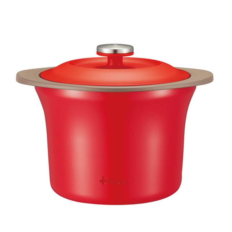 ピーコック魔法瓶工業 電子レンジ 調理器 イルマ リビングジャー レッド 1.72L ACA-160 R