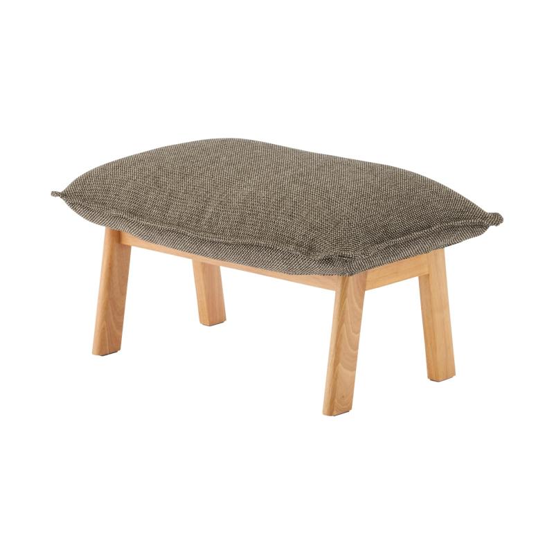 無印良品 ハイバックリクライニングソファ用オットマン 幅68.5×奥行43×高さ38cm ポリエステル平織 12911036
