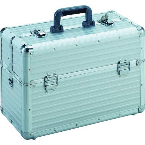 TRUSCO(トラスコ) アルミケース(両開き) 内寸432X205XH305 シルバー TACR-45 × 4個 【ケース販売】|シオカゼ商店