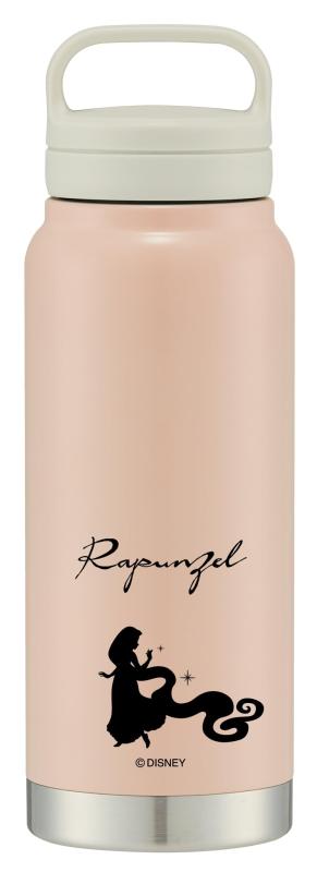 スケーター(Skater) 保温 保冷 ステンレス マグボトル 500ml スクリューハンドル付 ディズニー プリンセス 塔の上のラプンツェル シルエット STSC5画像
