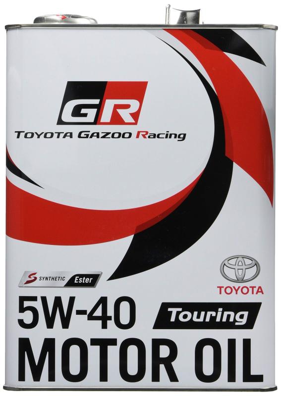 TOYOTA(トヨタ) GAZOO Racing 純正 GR MOTOR OIL Touring 5W-40 4L エステル配合高性能全合成油エンジンオイル 08880-13005