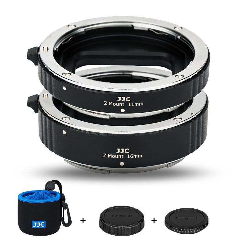 JJC 接写リング マクロ撮影 デジタル接写リングセット エクステンションチューブNikon Z マウント用 ZR Z5II Z50 II Z6III Z f Z30 Z9 Z8 Z fc Z6II Z7II Z50 Z5 Z7 Z6 対応11mm+16