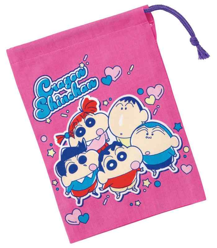 スケーター(Skater) 子供用 お弁当 コップ袋 日本製 キッズ クレヨンしんちゃん 25 KB63-A画像