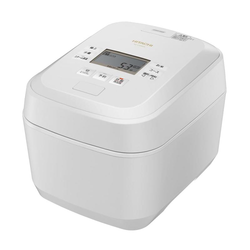日立 炊飯器 5.5合 圧力\u0026amp;スチームIH 蒸気カット RZ-V100GM W フロストホワイト 八代目儀兵衛 監修 日本製 大火力 沸騰鉄釜 ふっくら御膳