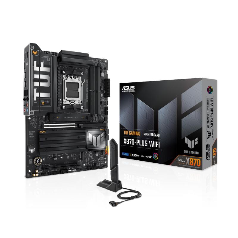 ASUS TUF GAMING X870-PLUS WIFI AMD Ryzen 9000 続きもの AM5 相応う X870 手当て仕掛ける積み上げる ATX お母さんゲーム盤/品
