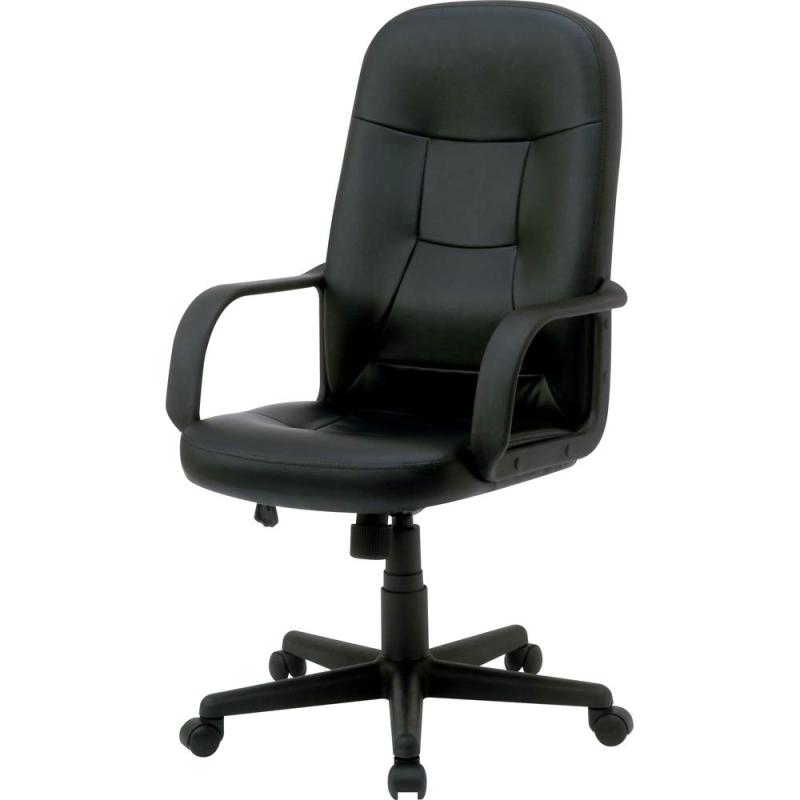 ナカバヤシ OAレザーチェア ハイバック ブラック CCL-002D [エレクトロニクス]