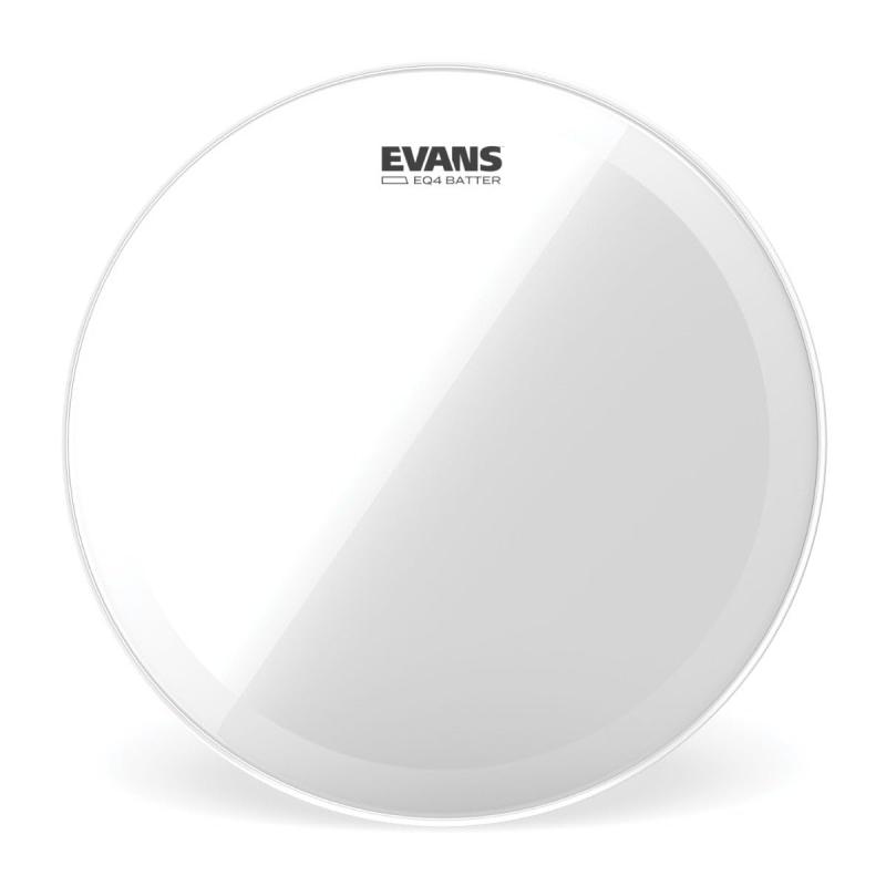 EVANS エヴァンス バスドラムヘッド EQ4 クリア BD24GB4 / EQ4 Bass Batter Heads (10mil + 10mil ring) 24インチ ｜シオカゼ商店