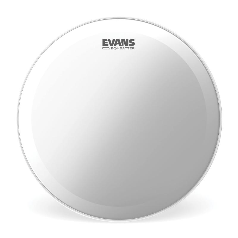 EVANS エヴァンス バスドラムヘッド EQ4 フロステッド BD22GB4C / EQ4 Bass Batter Heads (10mil + 10mil ring) 22インチ |シオカゼ商店