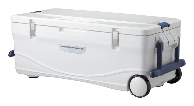 シマノ(SHIMANO) クーラーボックス 45L スペーザ ホエール ライト キャスター付 450LC-045L 釣り用 ピュアホワイト|シオカゼ商店
